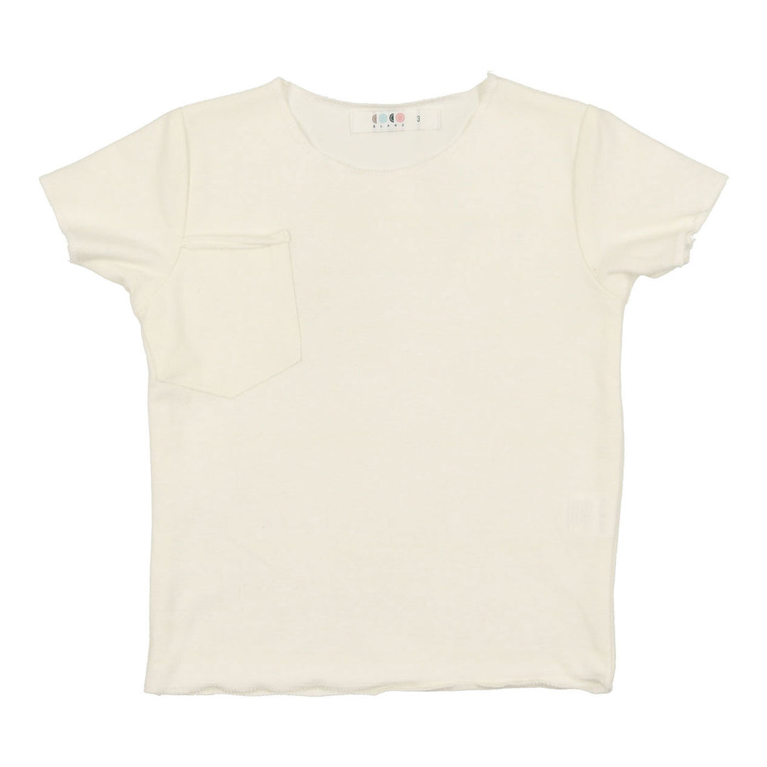 Coco Blanc Cream French Terry Short Sleeve Tee