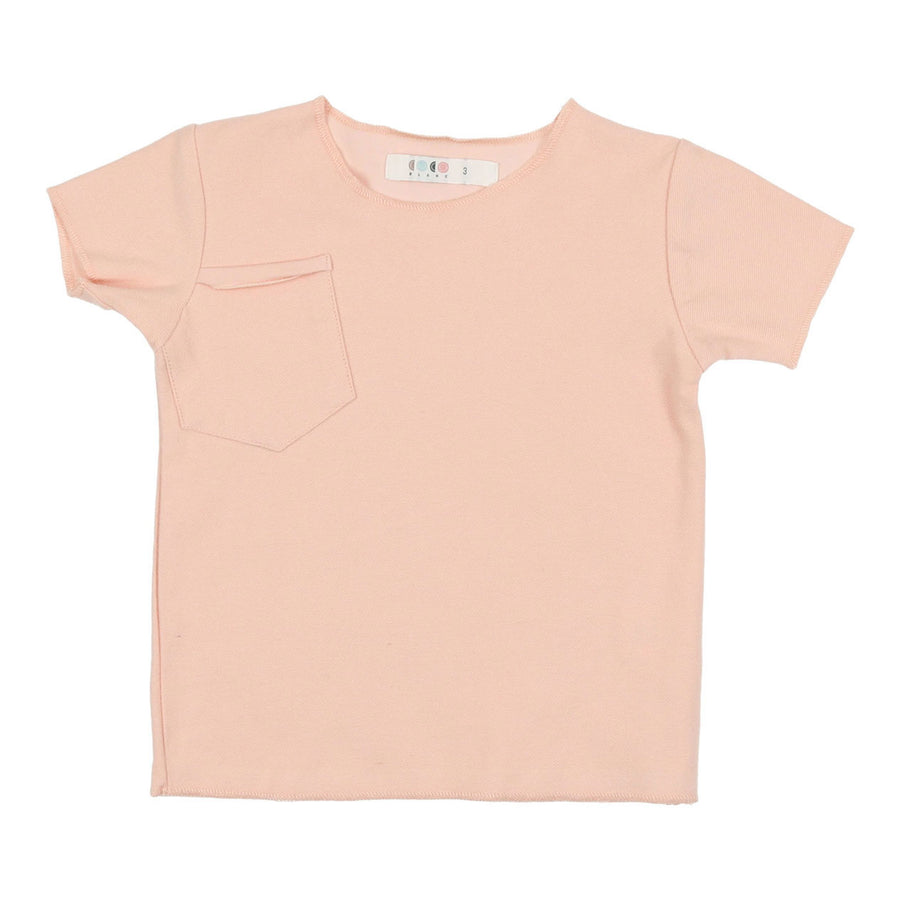 Coco Blanc Smoky Rose French Terry Short Sleeve Tee