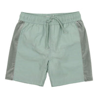 Coco Blanc Sage Green Woven Swim Trunks