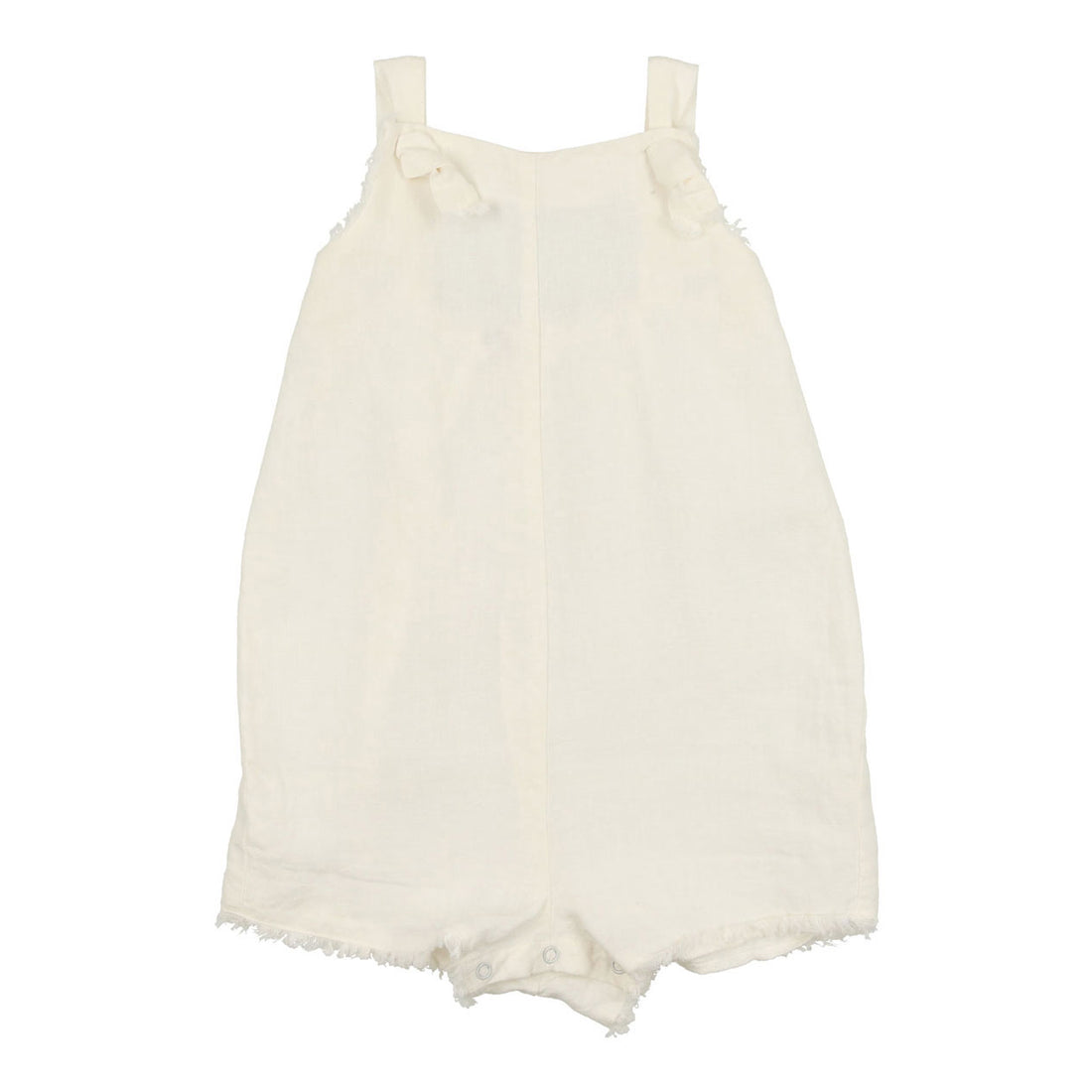 Coco Blanc Cream Linen Romper