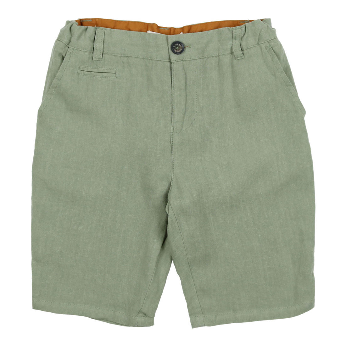 Coco Blanc Sage Green Linen Shorts