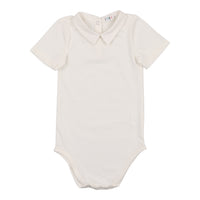 Coco Blanc White Peter Pan Modal Onesie