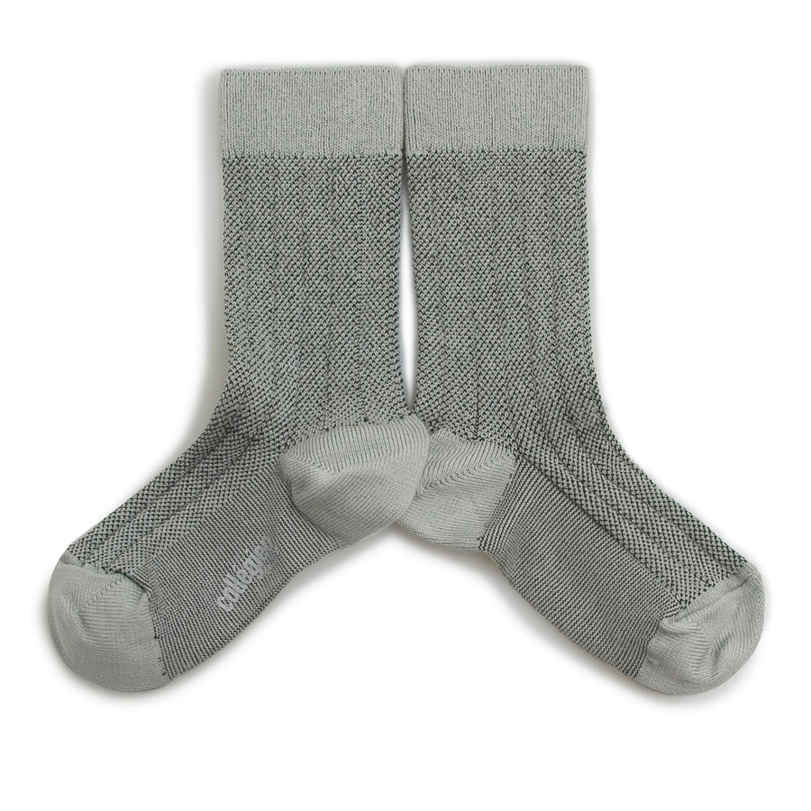 Collegien accessories Collegien Aquamarine Grain de Caviar Socks