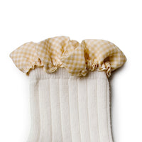 Collegien accessories Collegien White Brigitte Socks