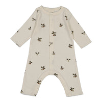 Studio Boheme Off White Plums Print Ben Jumpsuit