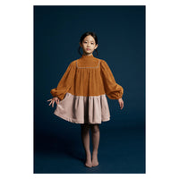 The Middle Daughter Cinammon Stick & Pelican Pink Comfort Zone Dress