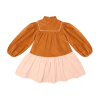 The Middle Daughter Cinammon Stick & Pelican Pink Comfort Zone Dress