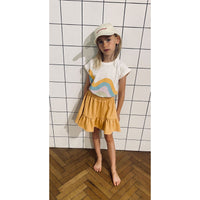 Cos I Said So bottoms Cos I Said So Mustard Mini Volant Skirt
