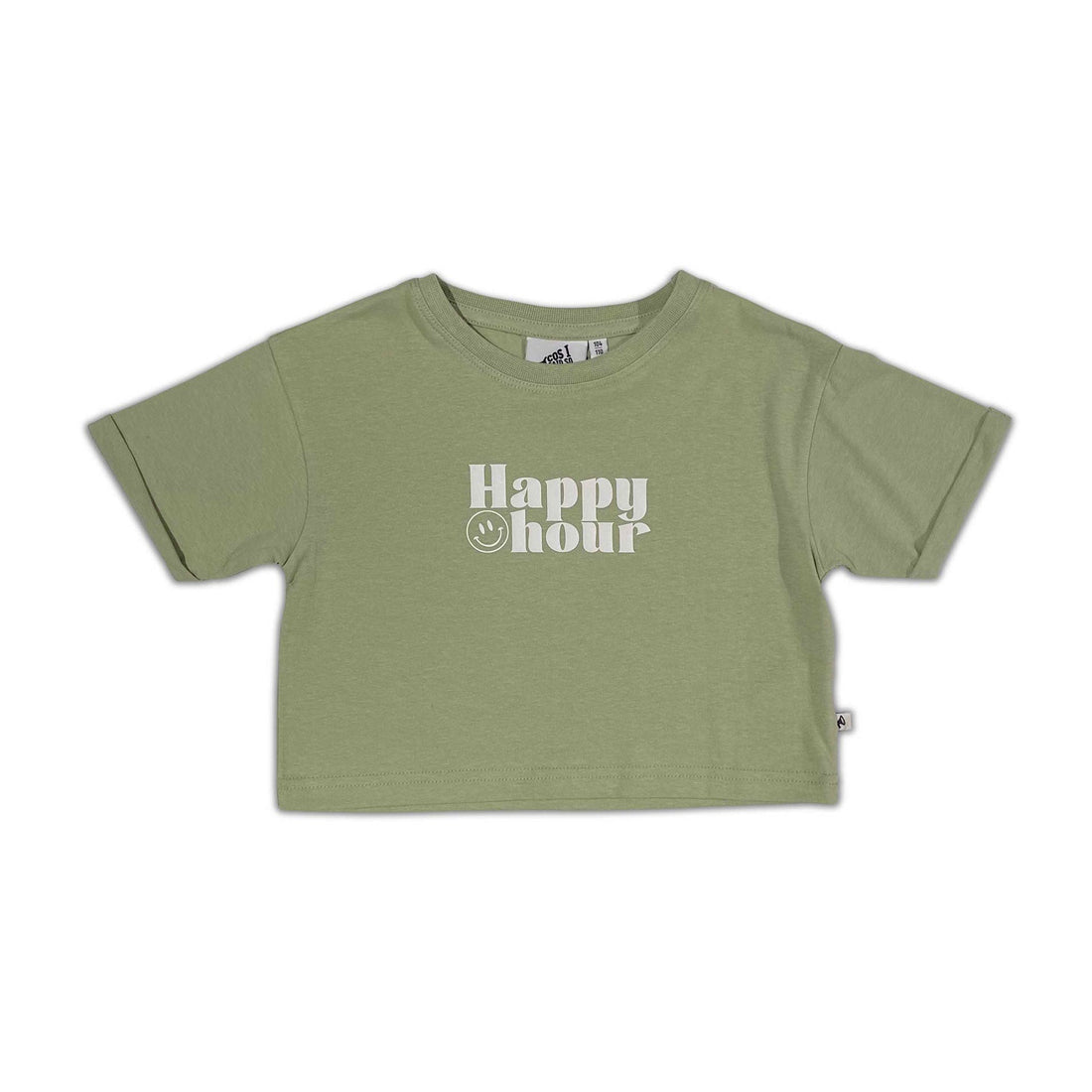 Cos I Said So tees Cos I Said So Reseda Happy Hour Cropped Tee