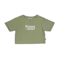 Cos I Said So tees Cos I Said So Reseda Happy Hour Cropped Tee