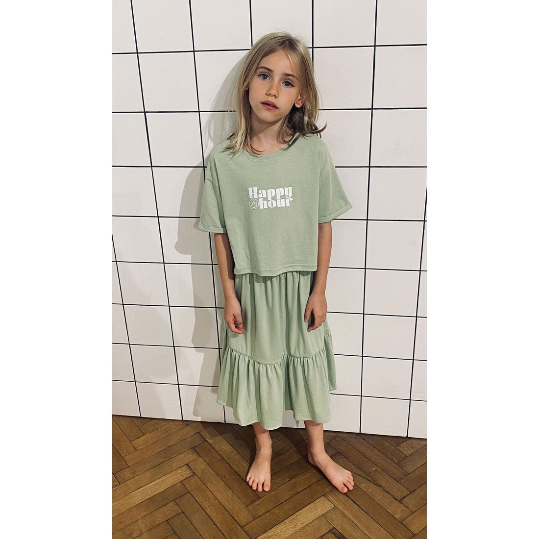 Cos I Said So tees Cos I Said So Reseda Happy Hour Cropped Tee