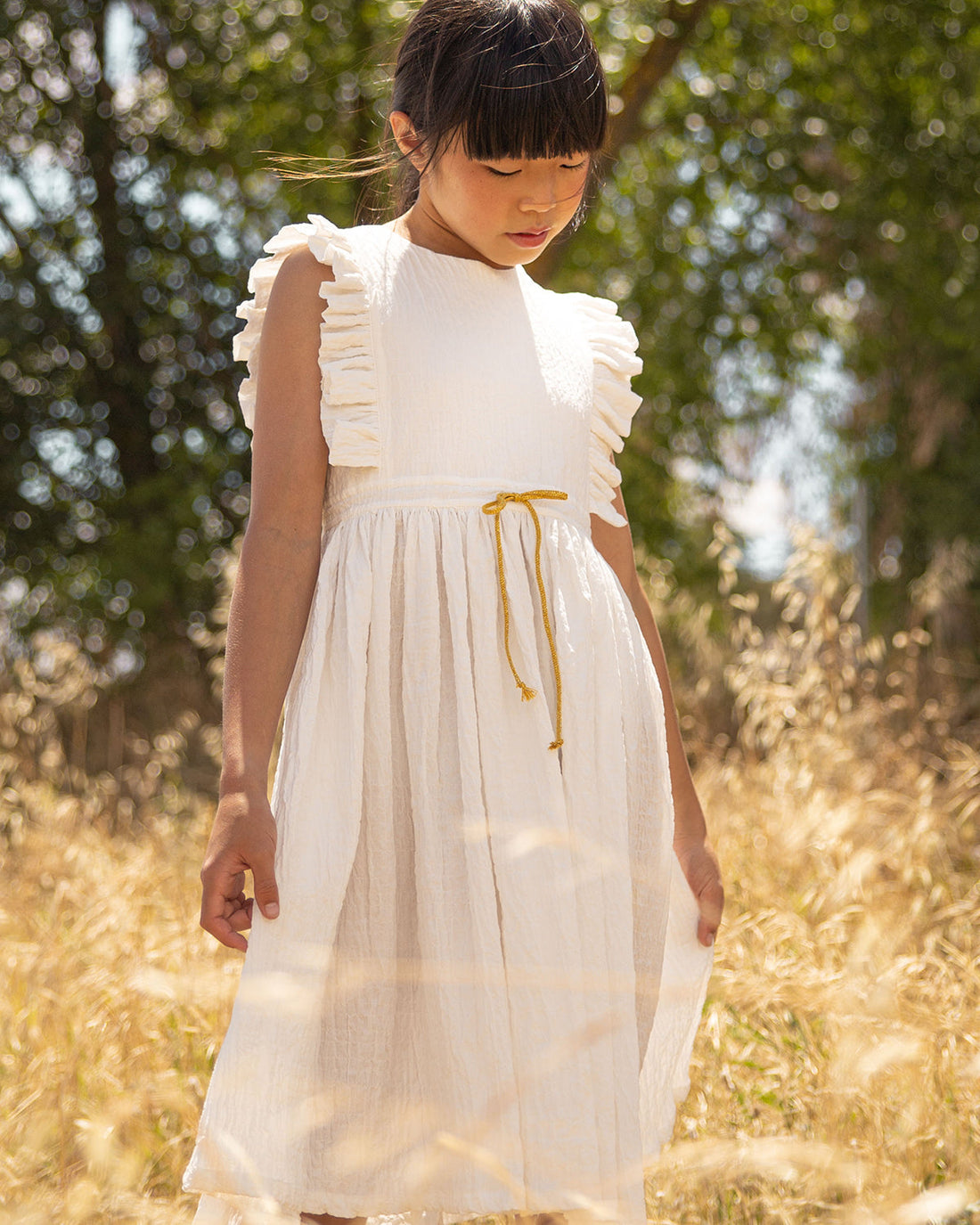 Cosmosophie dresses Cosmosophie Plie White Hunter Dress
