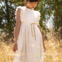 Cosmosophie dresses Cosmosophie Plie White Hunter Dress