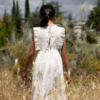 Cosmosophie dresses Cosmosophie Plie White Hunter Dress