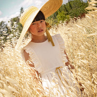 Cosmosophie dresses Cosmosophie Plie White Hunter Dress