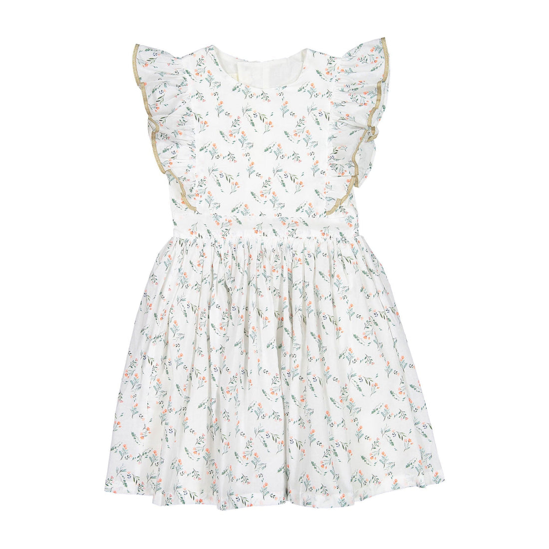 Cosmosophie dresses Cosmosophie White Bloom Hannah Dress