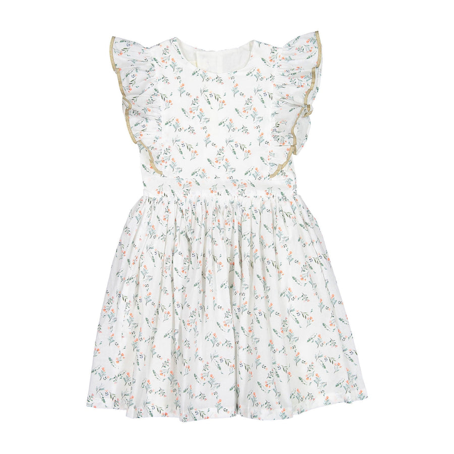 Cosmosophie dresses Cosmosophie White Bloom Hannah Dress