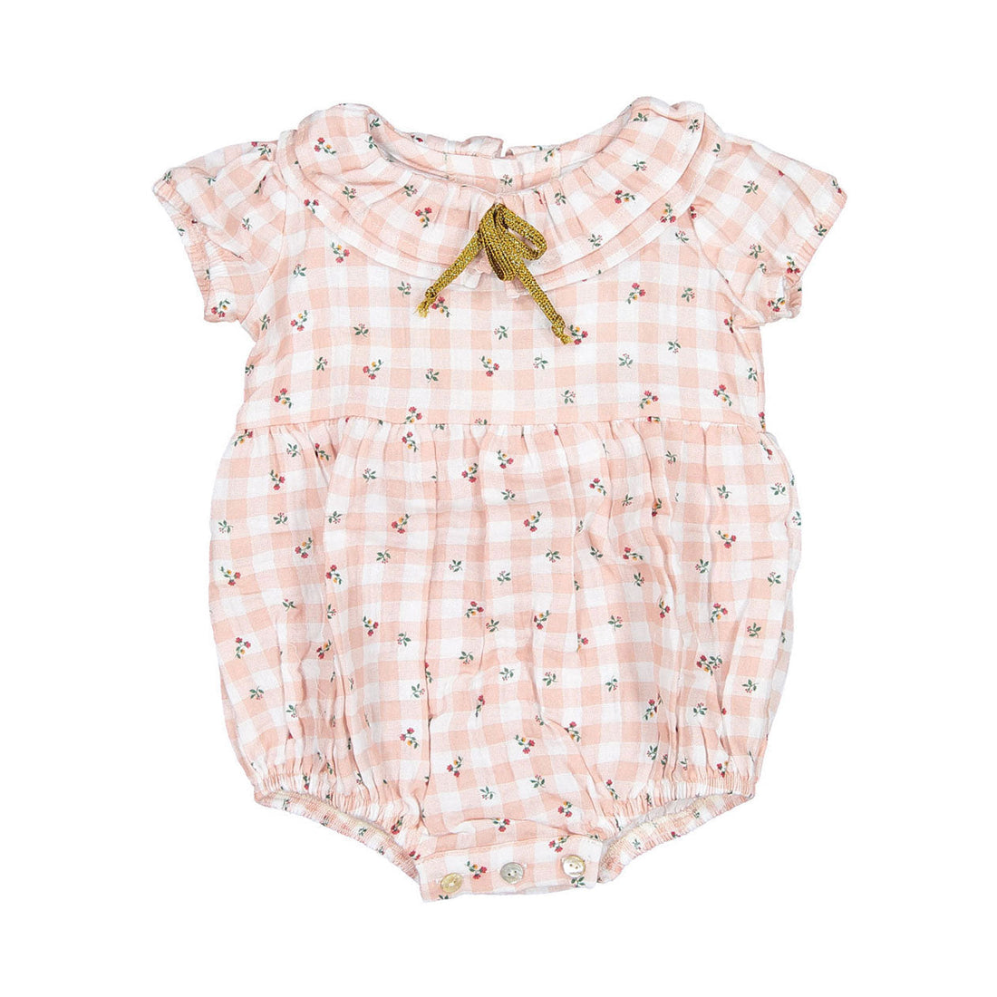 Cosmosophie rompers Cosmosophie Pink Picnic Elmo Romper