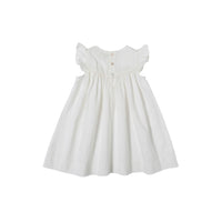 Bene Bene  Ivory Sheer Frill Layered Dress