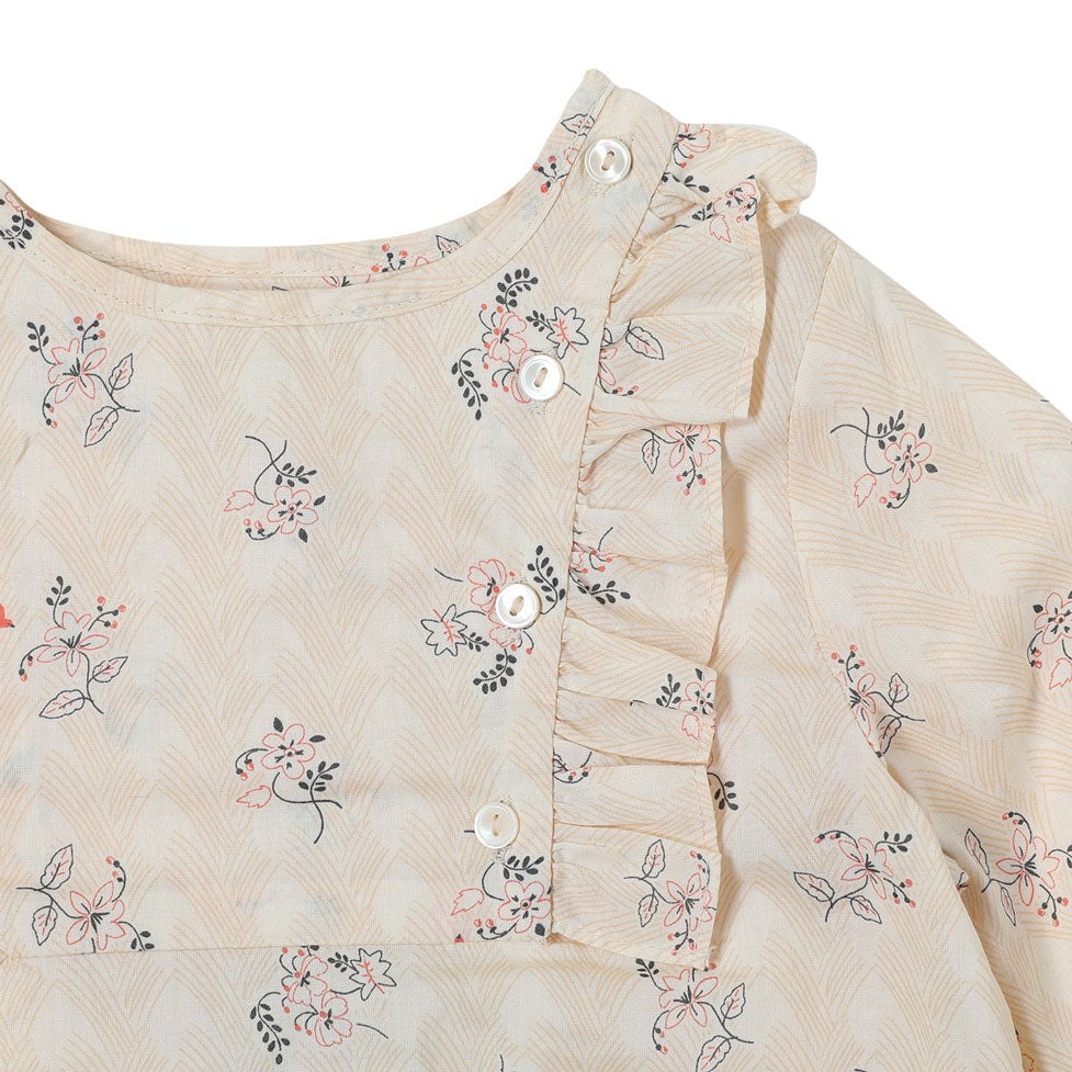 Bene Bene  Yellow Verbena Baby Blouse