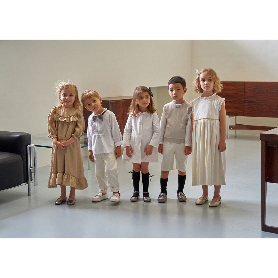 Bene Bene  Ivory Frill Beads Dress