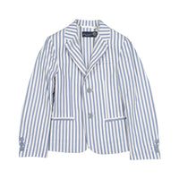 Dal Lago blazers Dal Lago Thick Blue Stripe Garey Jacket
