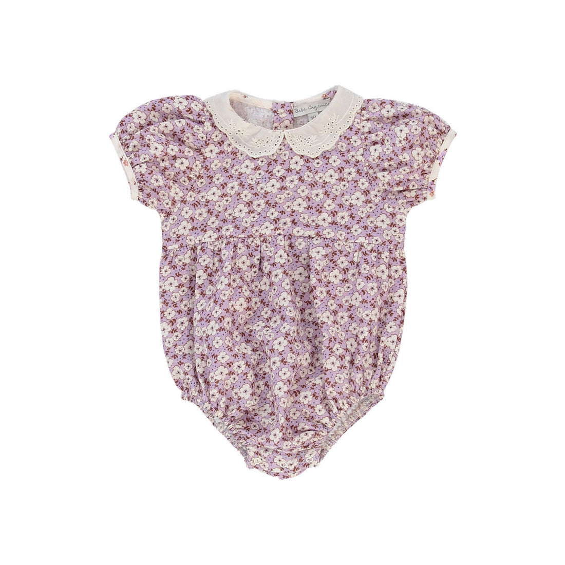 Bebe Organic Lilac Floral Darja Romper