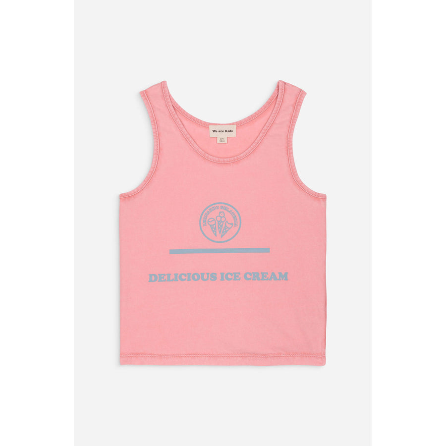 We are Kids Summer Pink + Print Ice Cream Marcel Tank