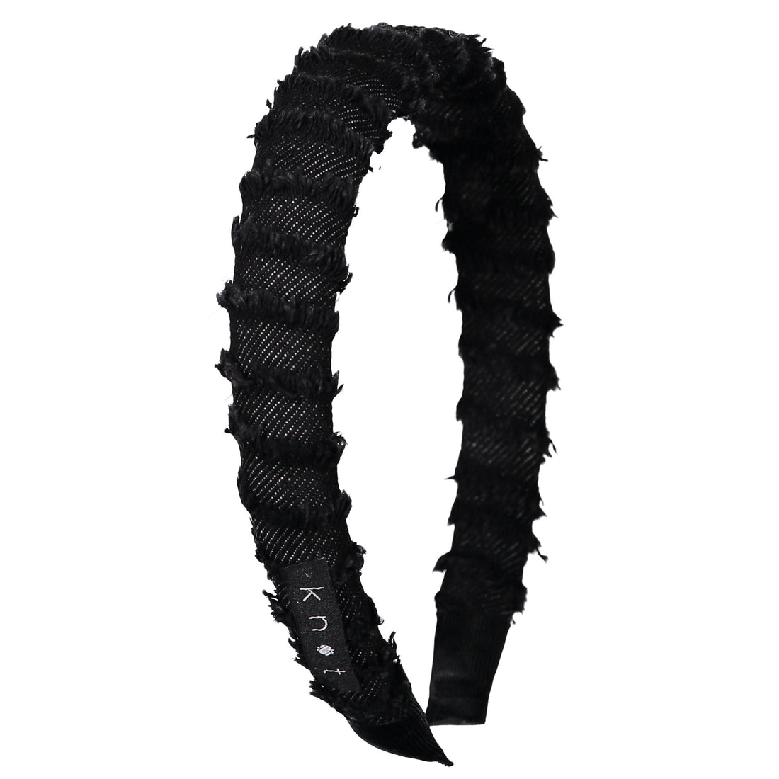 Knot Hairbands Denim Headband // Black Wash