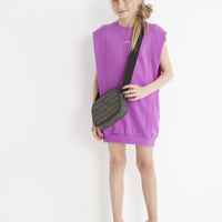 DKNY dresses DKNY Purple Sleeveless Sweatshirt Dress
