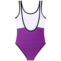 DKNY swim DKNY Purple/White State Of Mind Swimsuit