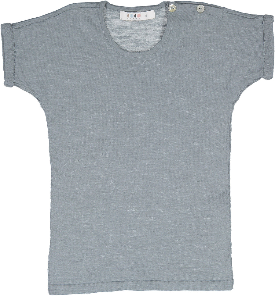 Coco Blanc Silver Blue Dolman Top - Ladida