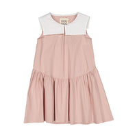 Doudou dresses DOUDOU Old Rose Sailor Collar Dress
