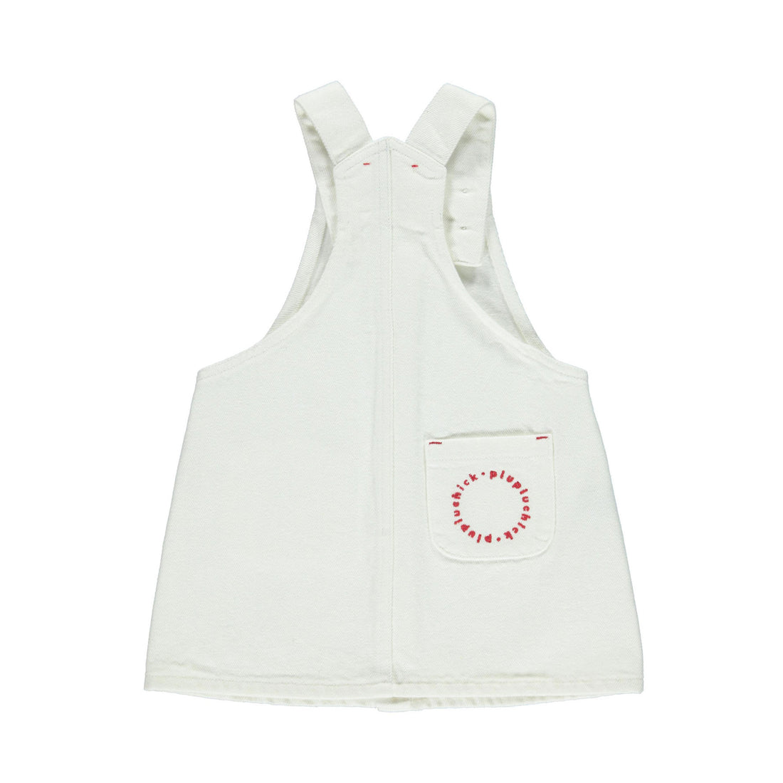 Piupiuchick Off White Dungaree Dress