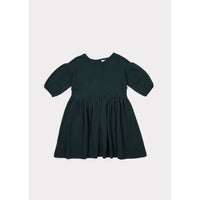 Caramel Forest Green Dusia Dress