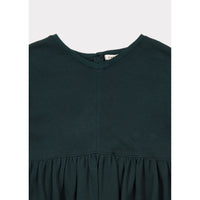 Caramel Forest Green Dusia Dress