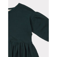 Caramel Forest Green Dusia Dress