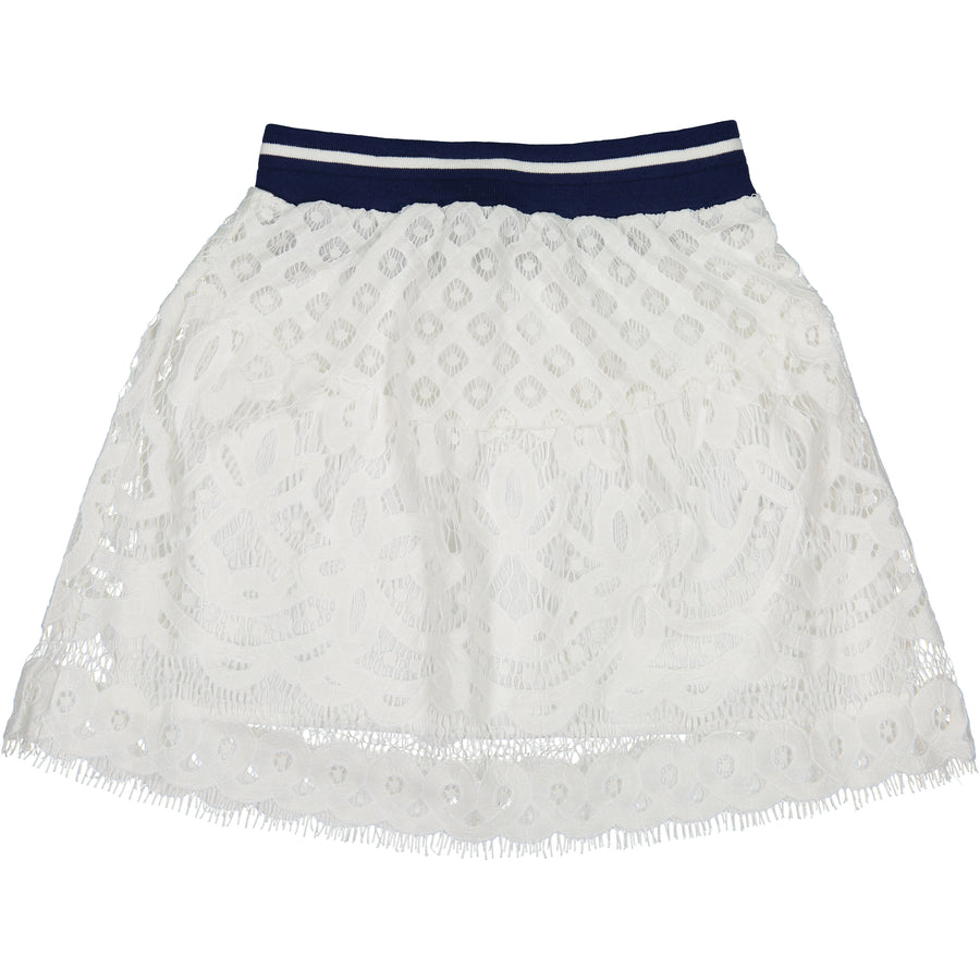 Remix Cream Audrey Ruffle Skirt - Ladida