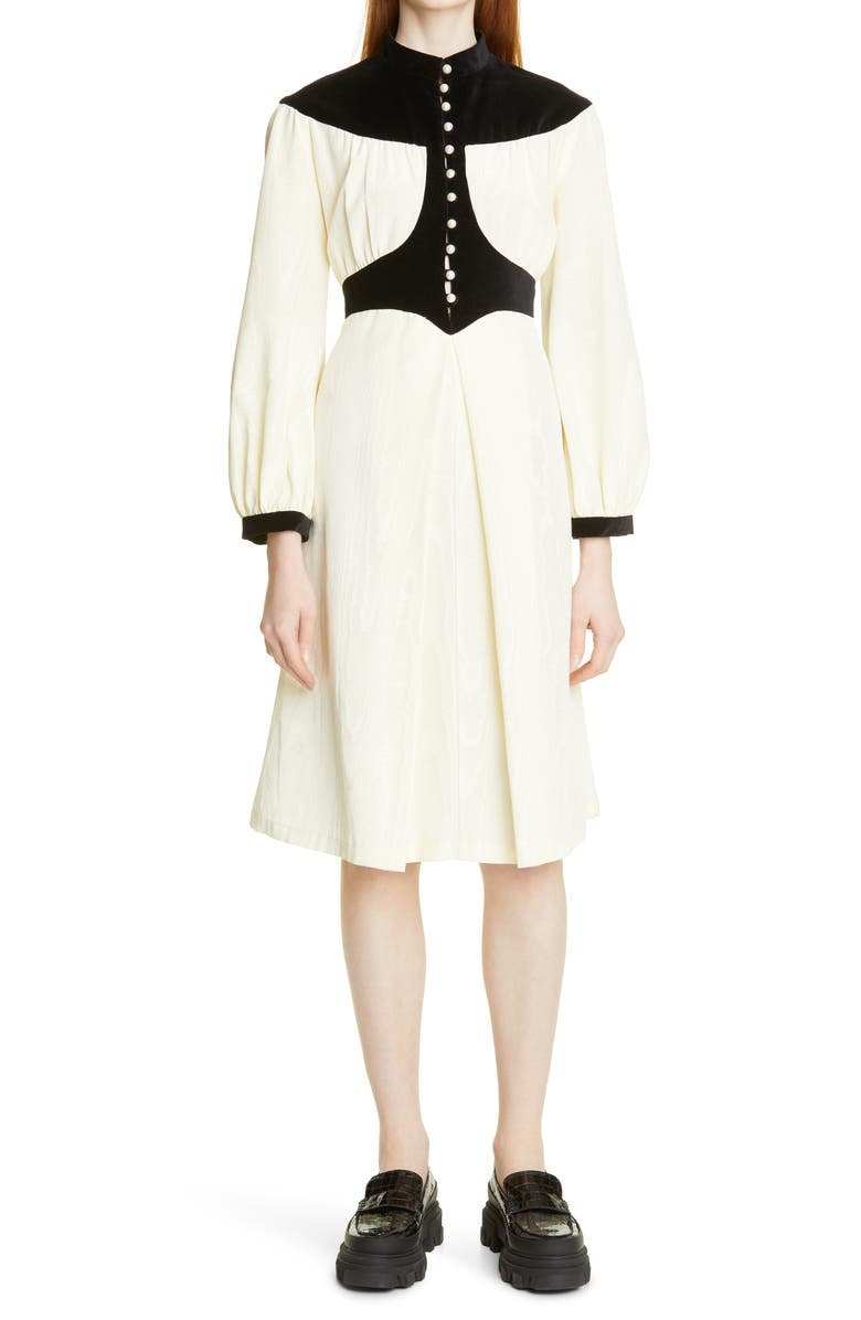 Batsheva Cream Moire Ashlyn Women&
