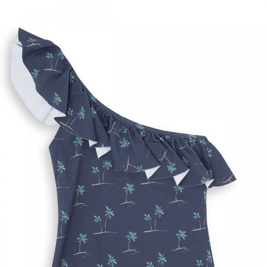 Bonton Navy Palm Tree Swimsuit