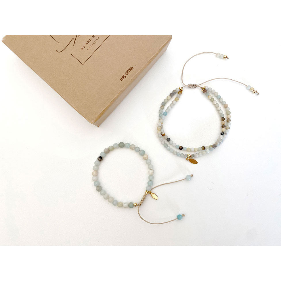 Mrs. Ertha Amazonite Me And Mom Set