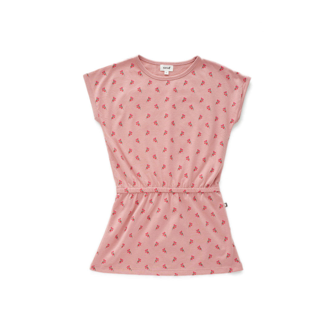 Oeuf Rose Flowers Tee Dress