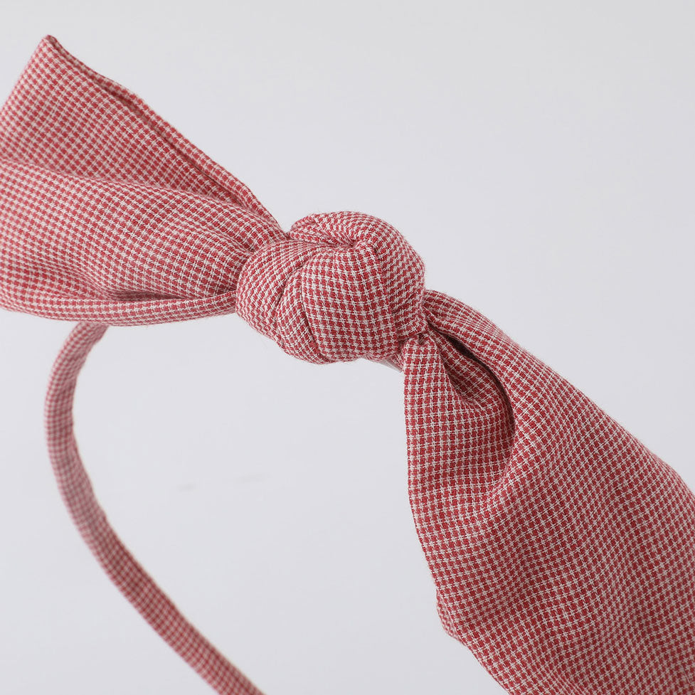 Bene Bene  Red Plaid Headband