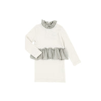 Bene Bene Ivory Warm Frill Dress - Ladida