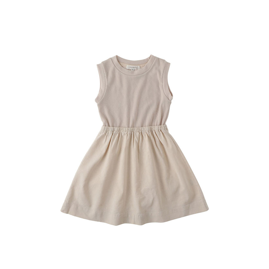 Bene Bene  Cream Lean Sleeveless Dress