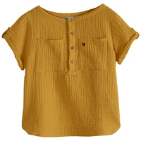 Emile et Ida tees Emile et Ida Yellow Gauze Kurta