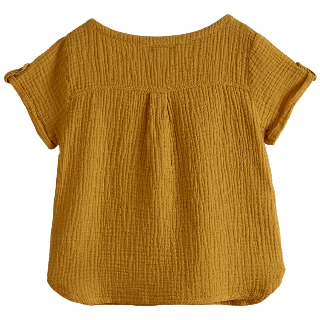 Emile et Ida tees Emile et Ida Yellow Gauze Kurta