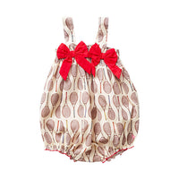 Pink Chicken Tennis Rackets Emma Lou Romper