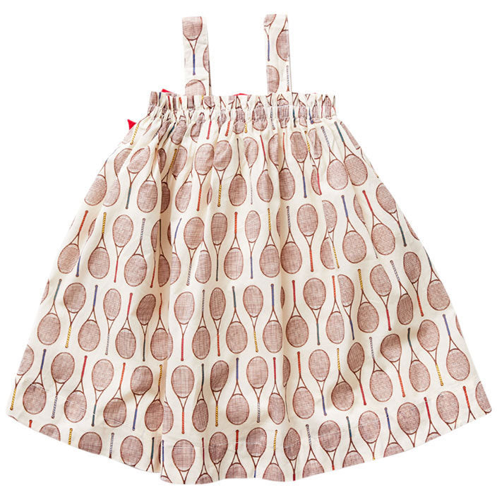 Pink Chicken Tennis Rackets Emma Lou Dress
