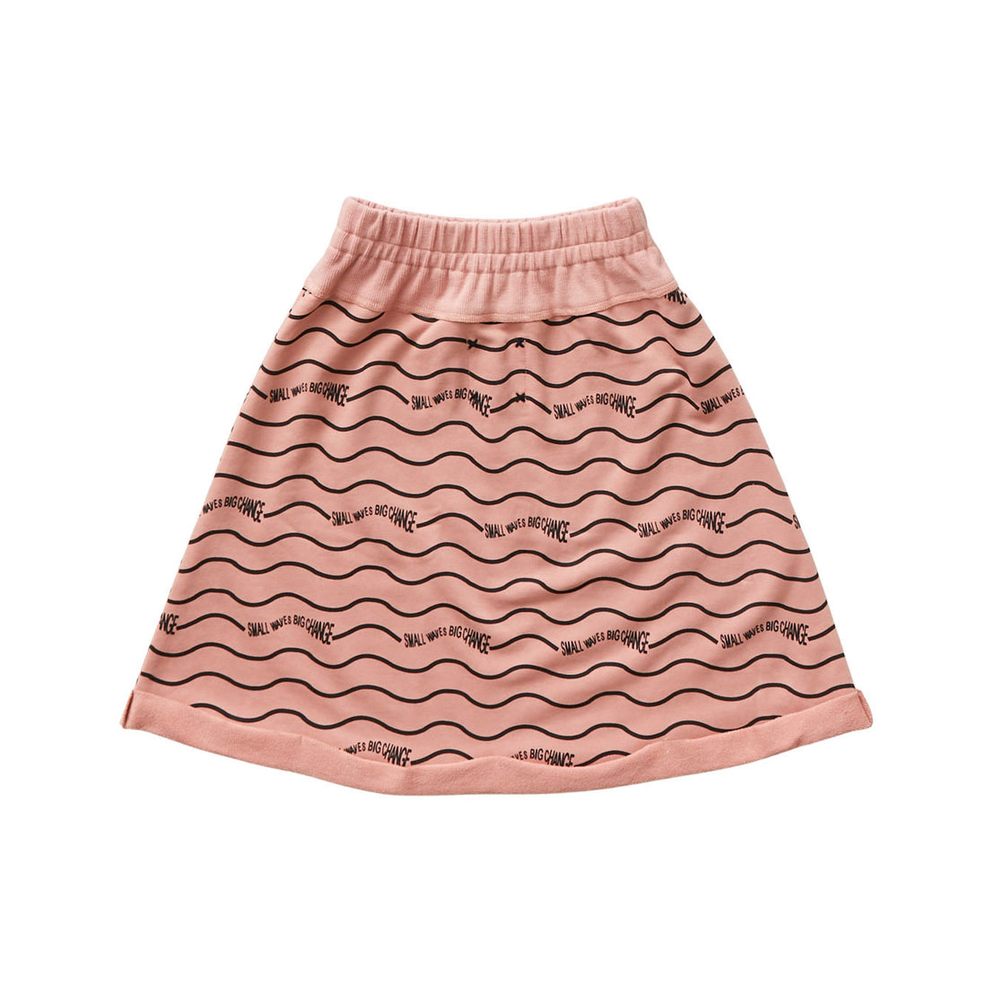 Hey kid Salmon Sun Logo Skirt